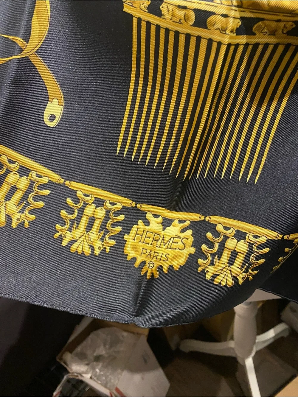 Hermes Silk Scarf